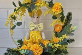 Пасхальный кролик жёлтый