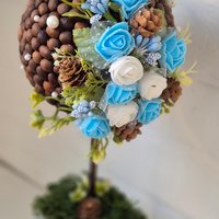 Кофейный голубой