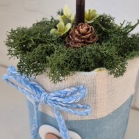 Кофейный голубой