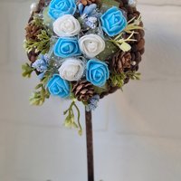 Кофейный голубой