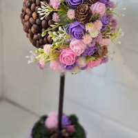 Кофейный розовый