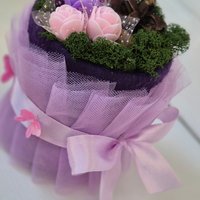 Кофейный розовый