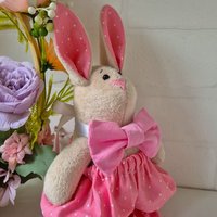 Пасхальный кролик розовый