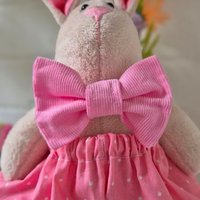 Пасхальный кролик розовый