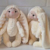 Пасхальный зайка плюшевый